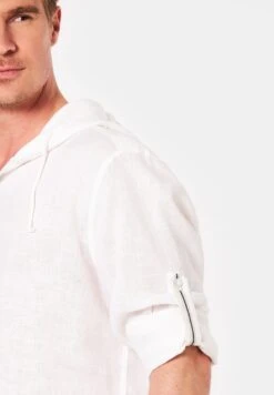 Carnabys London Tunika Kapuze-Style Uni 10692562 -Kleiderliebe Laden 10692562 weiss 3