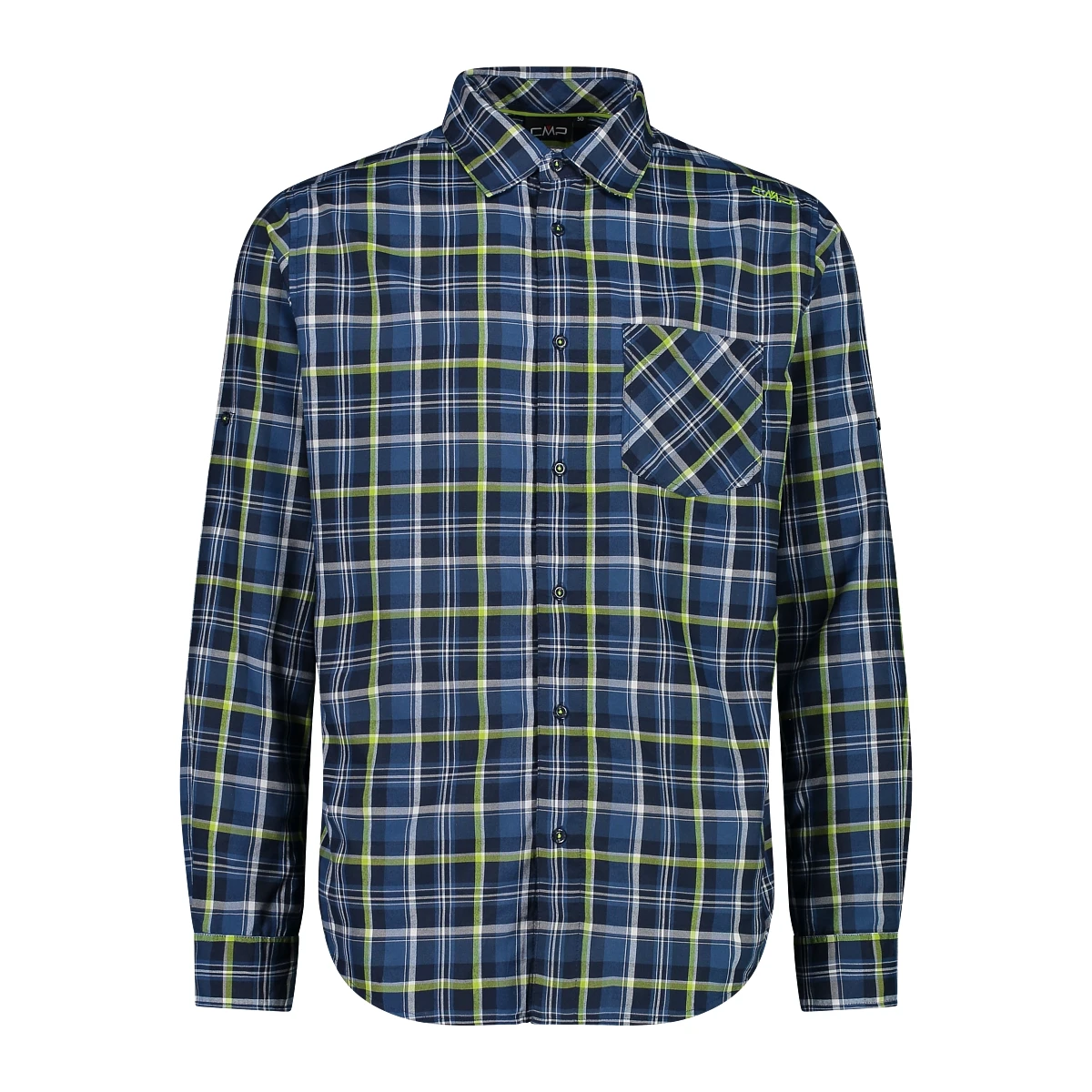 Campagnolo® Campagnolo Herren Langarm-Hemd Mit Karomuster 10683676 3 Campagnolo® Campagnolo Herren Langarm-Hemd Mit Karomuster 10683676