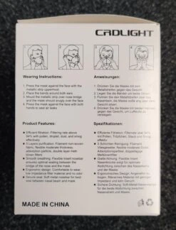 DVM Deutsche Vertriebs Und Media GmbH Atemschutzmaske FFP2 - 25 Stück -Kleiderliebe Laden Aussen2