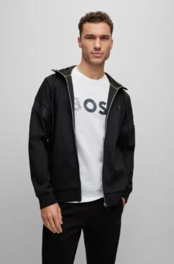 Boss Green Sweatjacke Mit Kapuze Saggy Mirror 10686563 -Kleiderliebe Laden BOSS Green SpringSummer 23 001 50486845 3