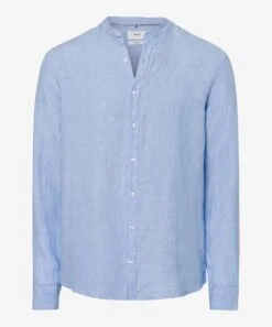 Brax LARS U, Leinen-Hemd, Stehkragen, 1/1 10690066