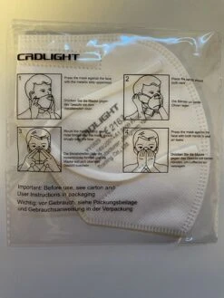 DVM Deutsche Vertriebs Und Media GmbH Atemschutzmaske FFP2 - 25 Stück -Kleiderliebe Laden Detail