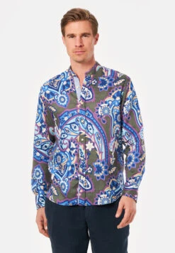 Francesco Fabbri Hemd Stand Up 1/1 Arm Print 10647863