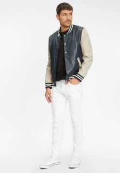 Gipsy Lederblouson 10681296 -Kleiderliebe Laden GMBluno 2 LAORV navy beige 1m