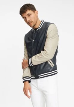 Gipsy Lederblouson 10681296 -Kleiderliebe Laden GMBluno 2 LAORV navy beige 2m