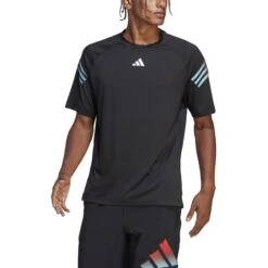 Adidas Train Icons 3-Streifen Training T-Shirt 10680759 25 Adidas Train Icons 3-Streifen Training T-Shirt 10680759 -Kleiderliebe Laden HS7520 4 APPAREL On Model Front View transparent7sBXhhOBeq0J0