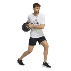 Adidas Designed For Movement Hiit T-Shirt 10680747 -Kleiderliebe Laden IB7921 6 APPAREL On Model Walking View transparent