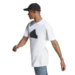 Adidas Future Icons Badge Of Sports T-Shirt 10680770 -Kleiderliebe Laden IC3710 6 APPAREL On Model Side View transparent