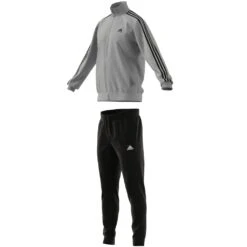 Adidas Sportswear Basic 3-Streifen French Terry Trainingsanzug 10680739 -Kleiderliebe Laden IC6748 10 APPAREL ZIP Turntable 3d 8 transparent