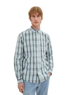 Tom Tailor Kariertes Hemd 10714237 -Kleiderliebe Laden Tom Tailor 302 31170 1034891 6