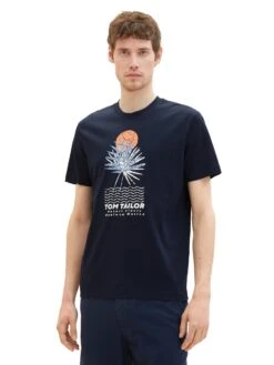 Tom Tailor T-Shirt Mit Print 10727630 -Kleiderliebe Laden Tom Tailor 306 10668 1036430 5