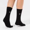 Morotai Socken 10670823 -Kleiderliebe Laden U 214S404 01RibbedLogoSocks Black 002