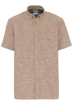 Camel Active Meliertes Kurzarmhemd Aus Reiner Baumwolle 10696373